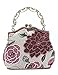 ilishop Women's Vintage Luxury Printing Beaded Women Handbag Evening Bag