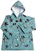 Hatley Toddler/Little Kid Wild Pirate Rain Coat,Aqua Sea,5 M US Toddler