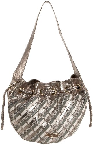 Elliott Lucca Iara Drawstring Bucket Bag,Pyrite 