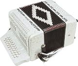 Musicians Gear SM-3112 31-Button 12 Accordion GCF, White Pearl
