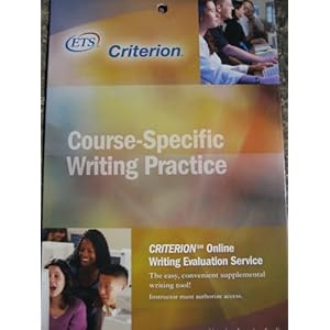 Criterion: Course-Specific Criterion: Course-Specific