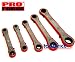 5 Pc Ratcheting Boxed Wrench Set-SAE