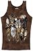 The Mountain Animal Feathers Wolf Bear Womens Tank Top Shirt