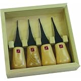 Flexcut Tool Co FR804 4-Piece Micro-Palm Carving Set by Flexcut Tool