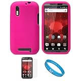 Pink Protective Silicone Skin for Motorola Droid Bionic XT865 (Verizon Wire ....