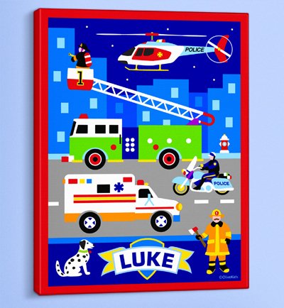 HERO!! Pers. Canvas Wall Art by olive kids