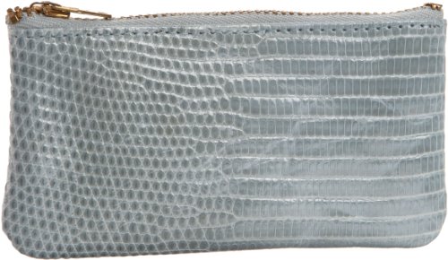 Kara Ross Lizard Key Case/Change Purse,Baby Blue Lizard,one size