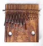 22 Key Large Rustic Shona Mbira/Kalimba from Zimbabwe