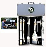 Oakland A's 8pc. BBQ Set w/Case