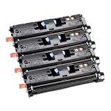 Compatible Black/Cyan/Yellow/Magenta HP Multi-pack Cartridges (5,000(black) / 4,000(color) pages Page Yield) for HP Color LaserJet 2500n, HP Color LaserJet 2500tn, HP Color LaserJet 2550, HP Color LaserJet 2550L