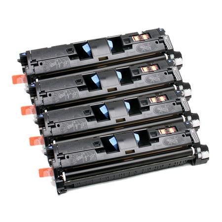 Compatible Black/Cyan/Yellow/Magenta HP Multi-pack Cartridges (5,000(black) / 4,000(color) pages Page Yield) for HP Color LaserJet 2500n, HP Color LaserJet 2500tn, HP Color LaserJet 2550, HP Color LaserJet 2550L