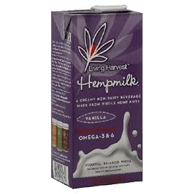 Living Harvest Hemp Milk, Vanilla, 32-Ounce (Pack of 12)