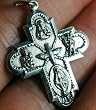 4 Way Four Way 2 Sided Italian Catholic Cross Crucifix