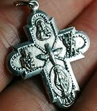 4 Way Four Way 2 Sided Italian Catholic Cross Crucifix