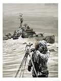 Member of the British Antarctic Survey Team at Work Art Giclee Poster Print by Graham Coton, 18x24