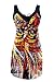 NoNoCatFlower Printing Modest 1 Piece Swimwear Cover Up swimdress Plus Size for Women