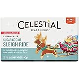 Celestial Seasonings Sugar Cookie Sleigh Ride Herbal Tea, 20 Count