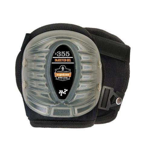 Ergodyne ProFlex® 355 Short Cap Injected Gel Knee Pads, Black