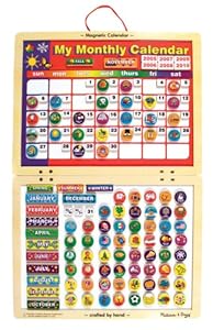 Amazon.com: Magnetic Calendar by Melissa and Doug: Toys & Games