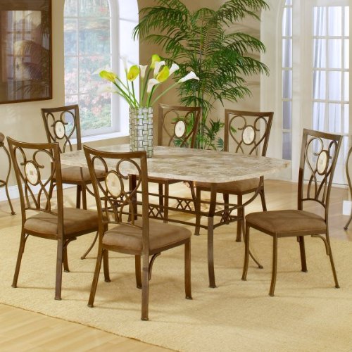 7 Piece Rectangle Dining Back Chairs