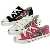 New Womens Love Pumps Plimsoll Trainers Shoes
