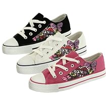 New Womens Love Pumps Plimsoll Trainers Shoes
