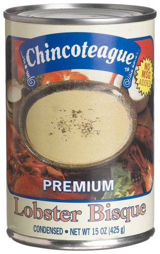 Chincoteague Seafood Lobster Bisque, 15-Ounce Cans (Pack of 12)