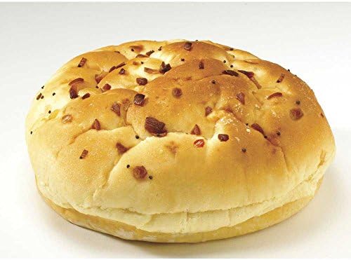 Flowers Foods European Bakers Sliced Onion Sandwich Bun, 4.5 inch - 12 per pack -- 6 packs per case.