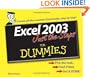 Excel 2003 Just the Steps For Dummies