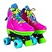 Circle Society Classic Adjustable Indoor & Outdoor Childrens Roller Skates - JoJo Rainbow - Sizes 3-7