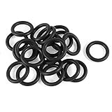 uxcell オイルシールリング　Oリング　10ペア 22mm外径 3.5mm厚さ密閉型工業用　ゴム製