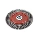 Norton Wire Wheel Brush, Threaded Hole, Carbon Steel, Stringer Knotted