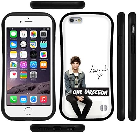 Official One Direction 1D Sitting Louis Tomlinson Photo Hybrid Rubber Case Cover for Apple iPhone 6 4.7