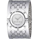 Gucci Ladies Series 112 Twirl Bangle Style Wide White Dial Watch YA112413 by Gucci