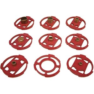 Milescraft 1216 TurnLock Metal Nose Bushing Set by