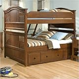 Bradford Full Bunk Bed in Rich Cherry