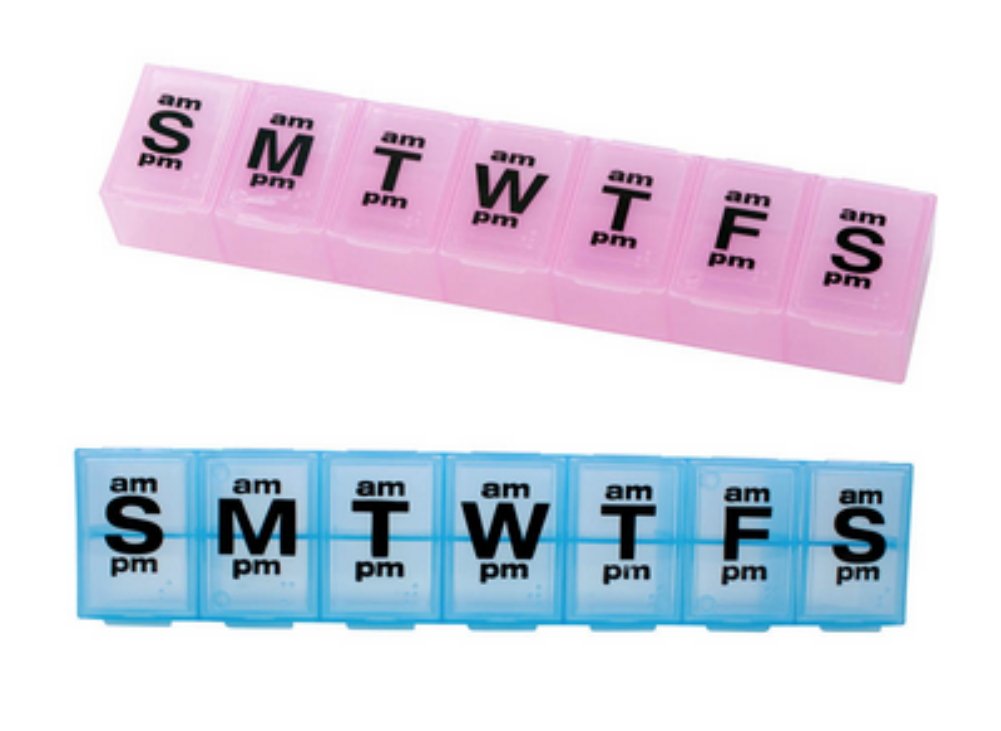 Amazon.com: 7 Day XXL Twice a Day Weekly Pill Organizer: Health ... Amazon.com: 7 Day XXL Twice a Day Weekly Pill Organizer: Health ...