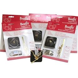 Bestfit Mini Quartz Clock Movements 6 Parts