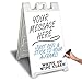 Two A-Frame Signicade Adhesive Replacement Graphics - Display on Front and Back -Blank Sign - Vinyl inserts are 24 by 36 inch each - Outdoor Sidewalk Signage Sign Stand