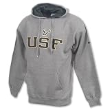 T-SHIRT INTERNATIONAL INC South Florida Bulls Fleece NCAA Mens Hooded Sweatshirt, Grey
