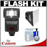Precision Design DSLR300 High Power Auto Flash with Softbox Diffuser Kit for Canon Powershot SX40 HS, G12 & G1 X Digital Camera