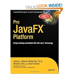 Pro JavaFX&trade; Platform: Script, Desktop and Mobile RIA with Java&trade; Technology