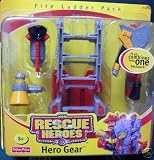 Rescue Heroes Fire Ladder Pack Hero Gear, 5 Piece Set