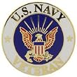 U.S. Navy Veteran Pin 1"