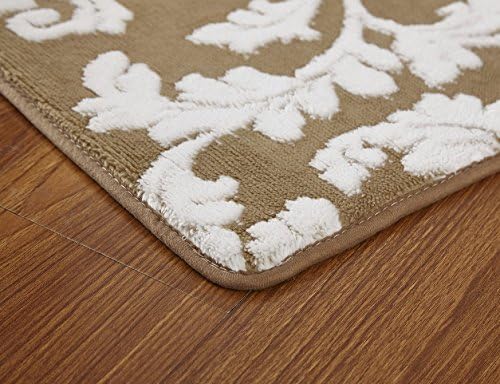 Super Soft Decorative Pattern Modern Area Rugs Living Room Carpet Bedroom Rug 1.6FT * 2.6FT (50CM * 80CM)