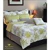 300TC 100% Cotton Eco-Green Queen Size Duvet Cover, 88"x90"