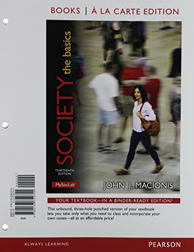 Society: The Basics, Books a la Carte Edition & Sociological Classics: A Prentice Hall Pocket Reader &  NEW MySocLab with Pearson eText -- Valuepack Access Card Package