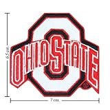 Ohio State Buckeyes Logo Ii Embroidered Iron on Patches Free Shipping From Thailand