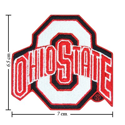 Ohio State Buckeyes Type-2 Embroidered Iron On Patch