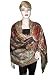 Jamawar Lavender Pink And Black India Reversible Pashmina Shawl Free shipp